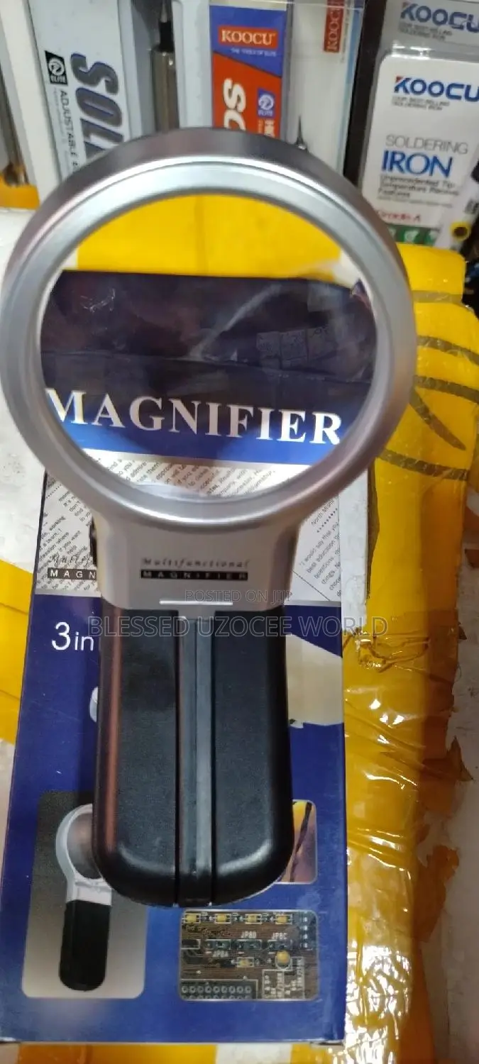 TH-7006 Magnifier 3 in 1 Magnifying Glass Stand With Light