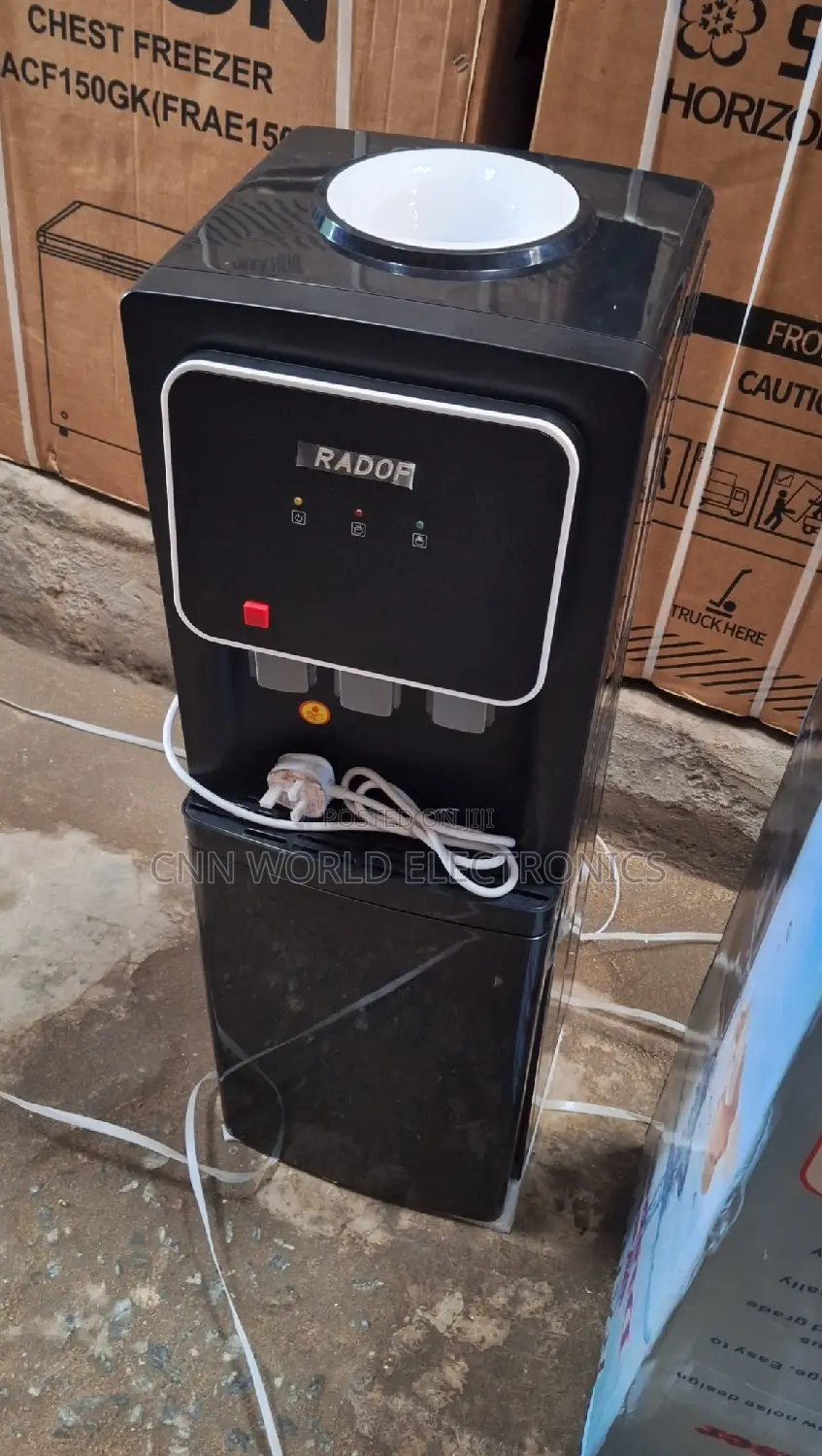 New RADOF Water Dispenser Hot, Cold and Norma Water Black