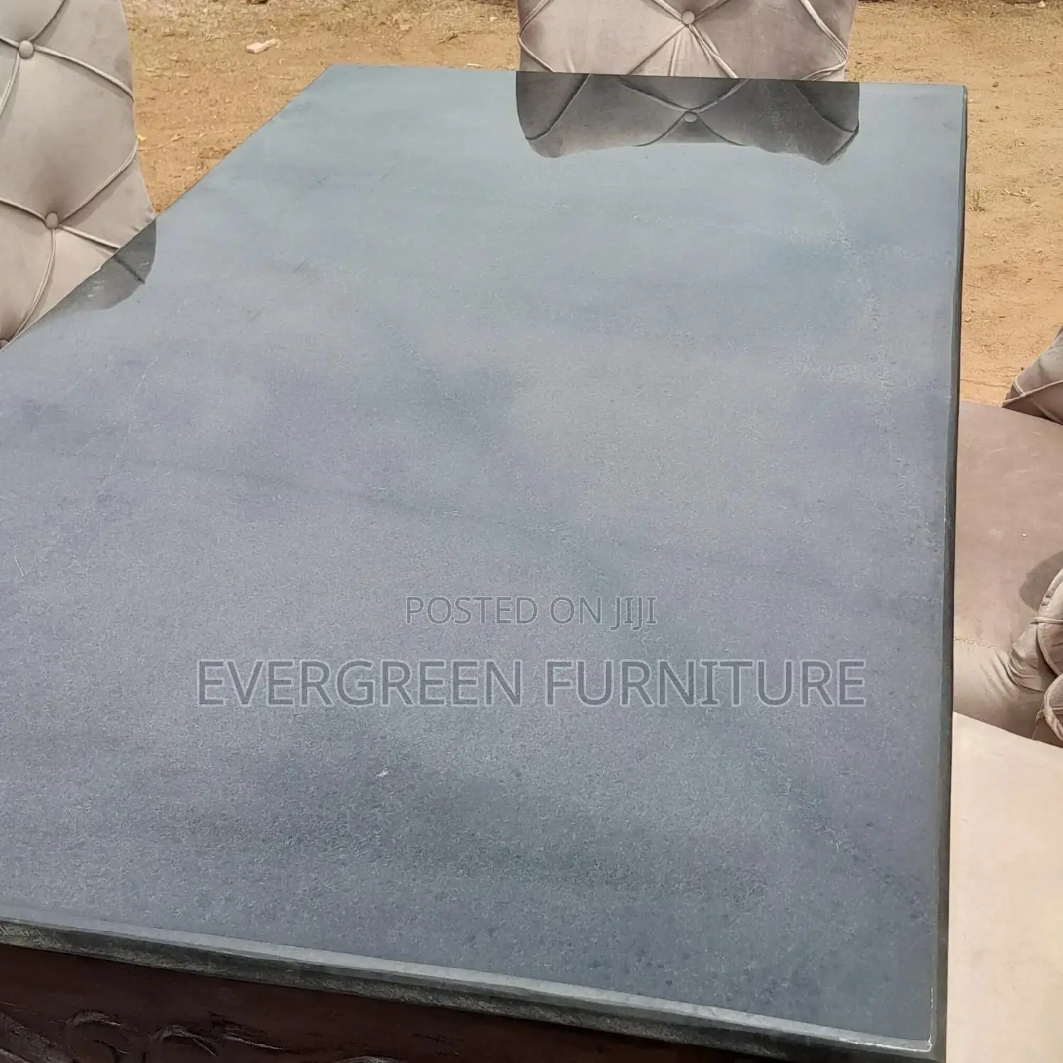 Marble Top 6 Setters Dining Set