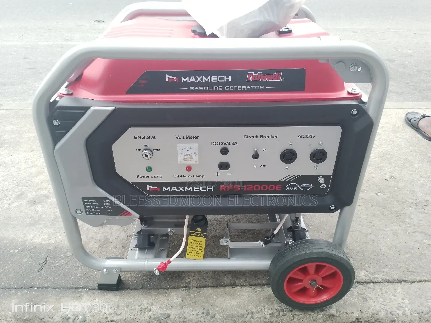 Maxmech Cooper Coil Generator 10.5kva 2 Years Warranty