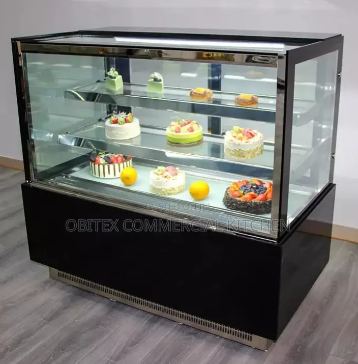 Quality Industrial Cake Display Chiller Machine Marble