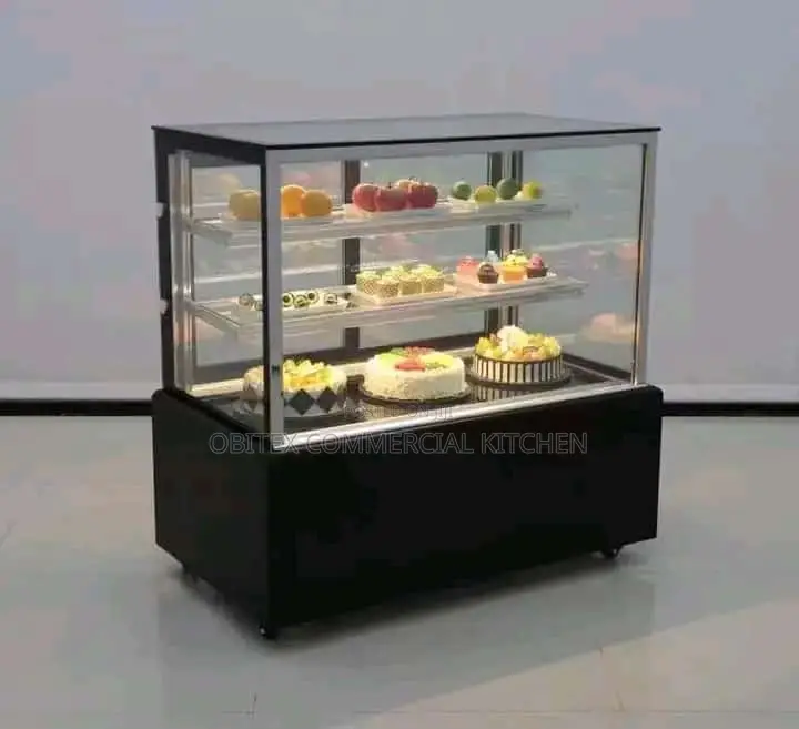 Quality Industrial Cake Display Chiller Machine Marble