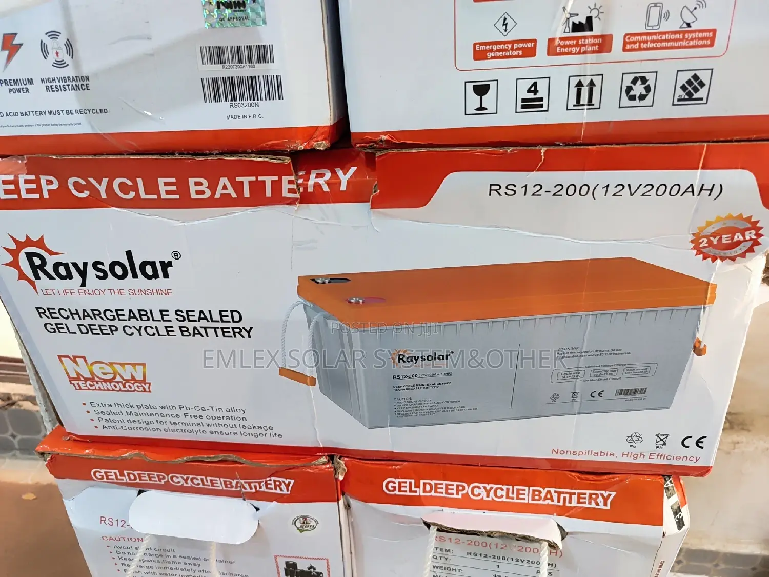 Original 200amps Power Cycle Solar Battery.