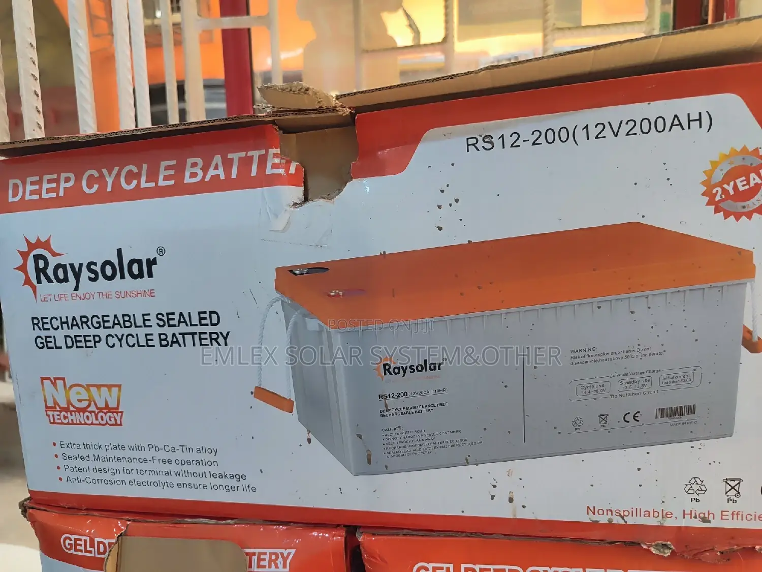 Original 200amps Power Cycle Solar Battery.