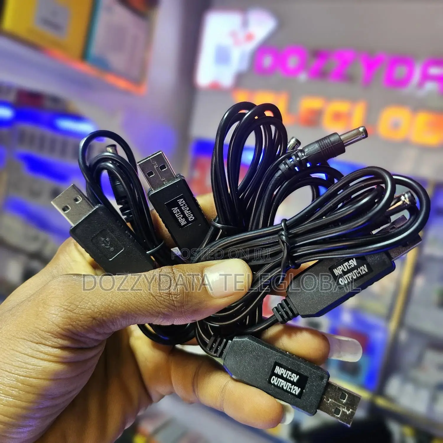 USB Charging Cable DC 5V to 9V 12V Power for Powerbank