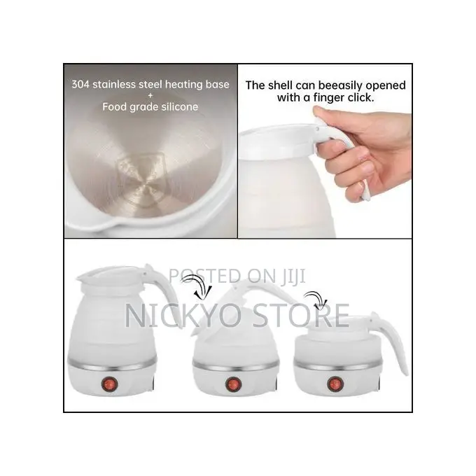 Foldable Electric Kettle Travel Folding Electric Kettle