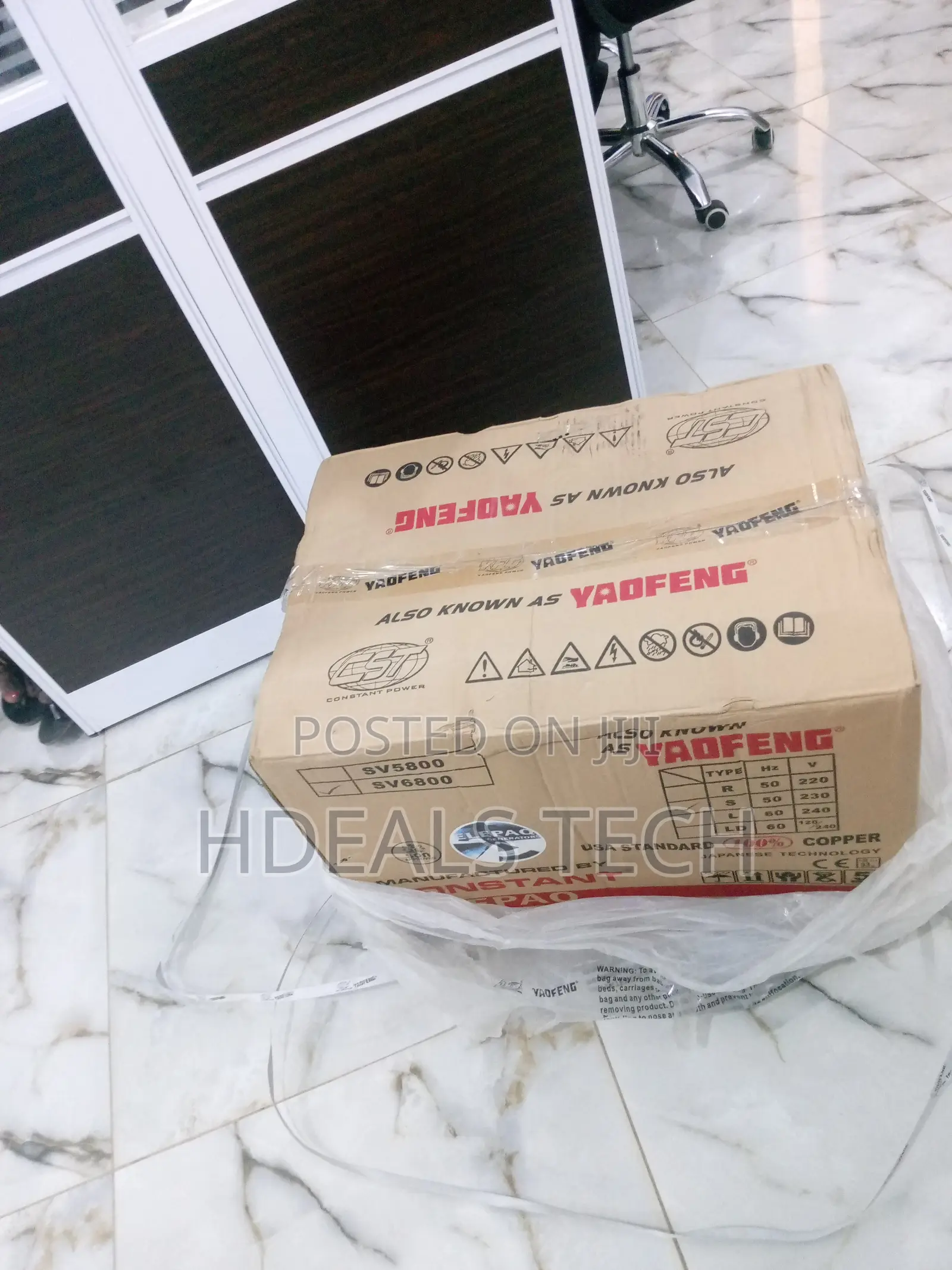 Elepaq Brand 4.5kva Gasoline Generator.