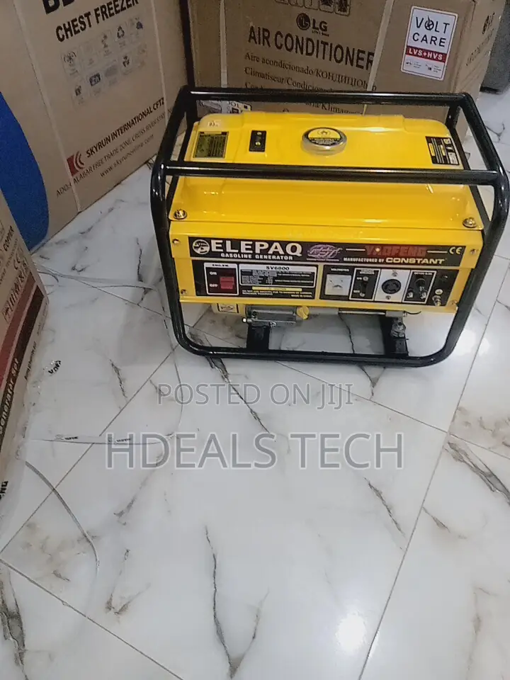 Elepaq Brand 4.5kva Gasoline Generator.