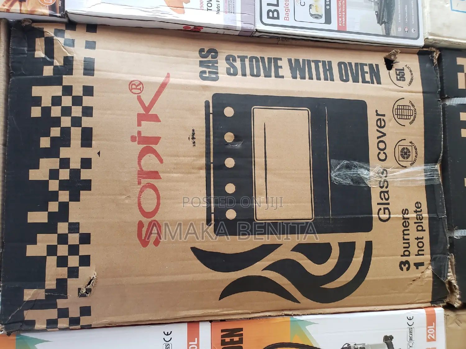 Sonik Gas With Oven (3gas 1electric)