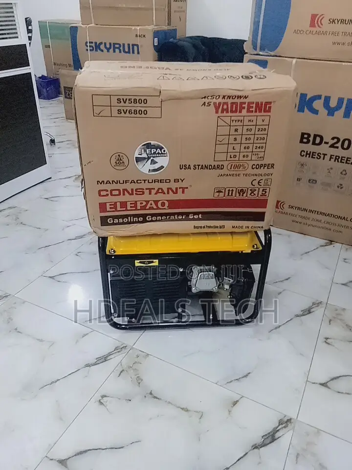 Manual Generator With 100% Copper | ELEPAQ 4.5KVA.