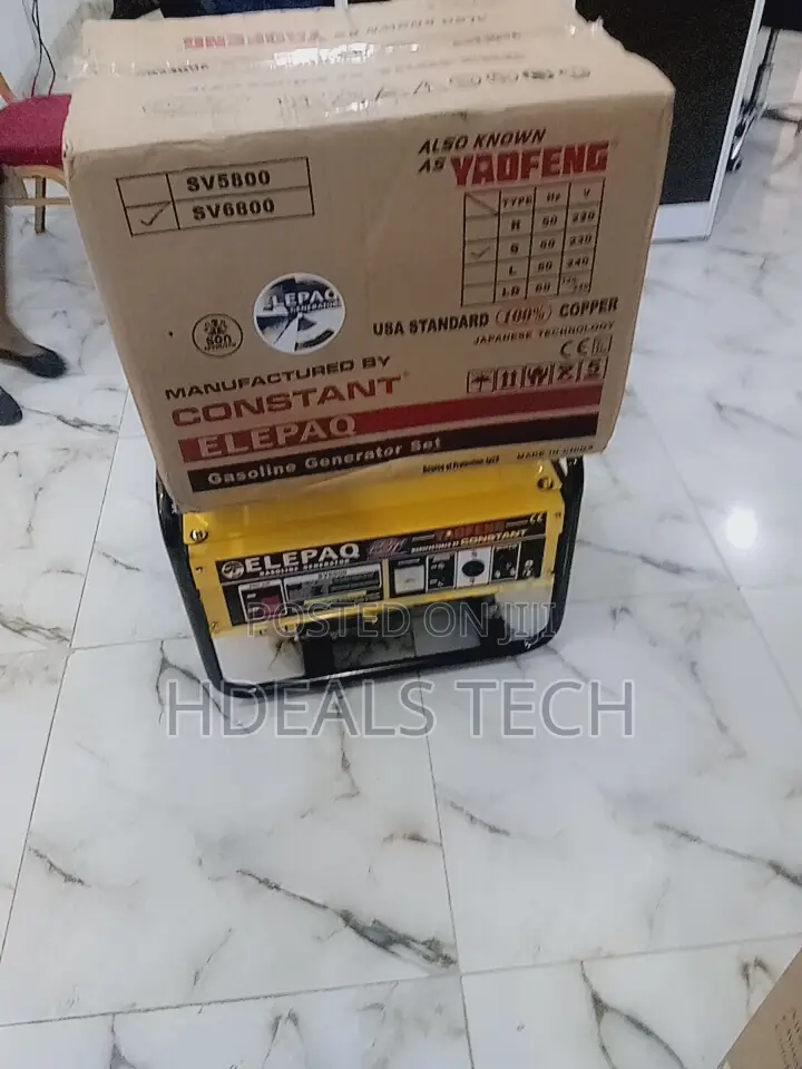 Convinent 4.5 Petrol Generator - Constant Elepaq.