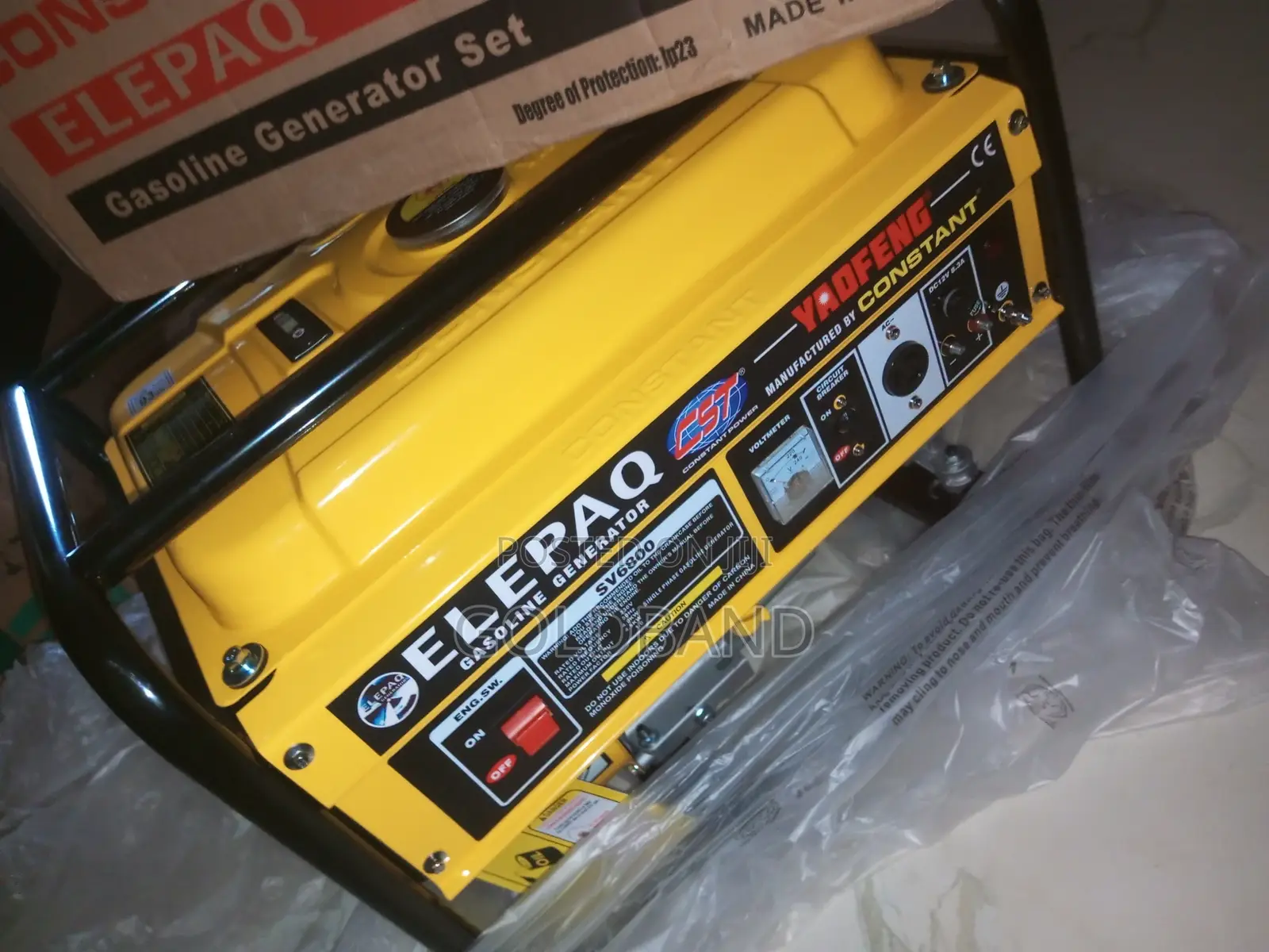 Powerful Elepaq Sv6800 4.5kva Generator