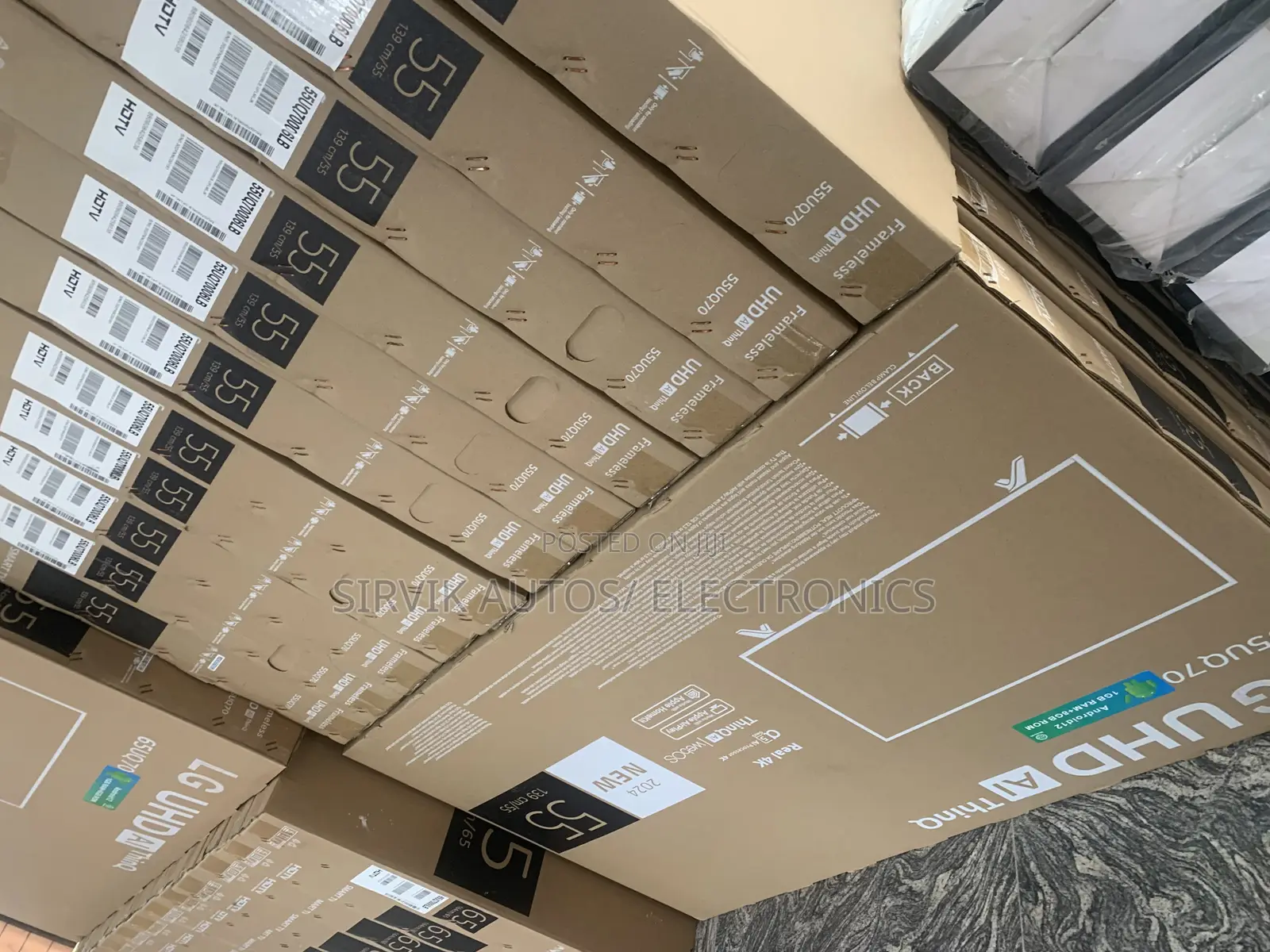 Lg 65inches Smart Tv+ Free Doorstep Delivery