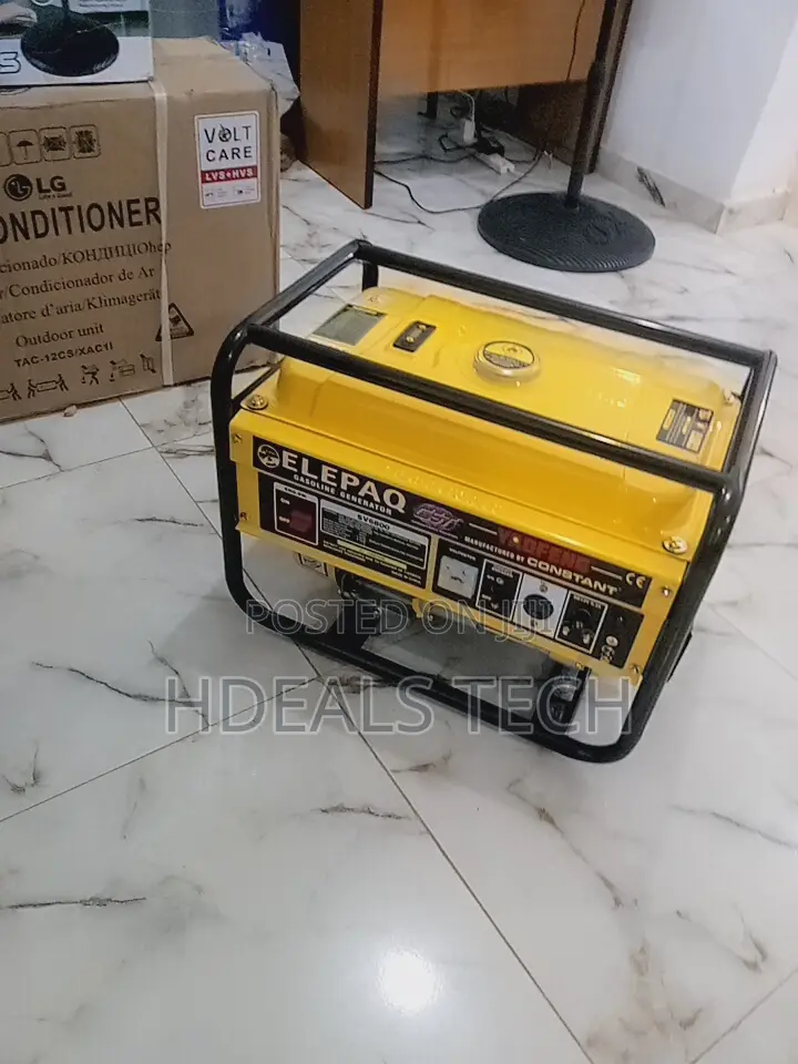 Elepaq Constant 4.5kva Manual Gasoline Generator