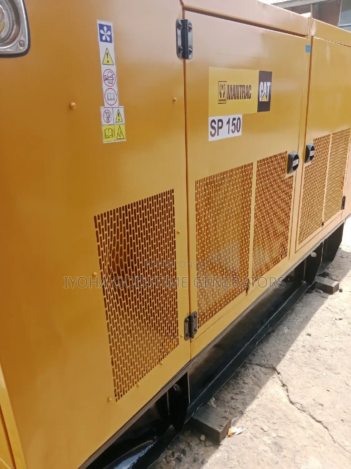 150 Kva Perkins Mantrac Cat Generator Just 3000 Running Hour