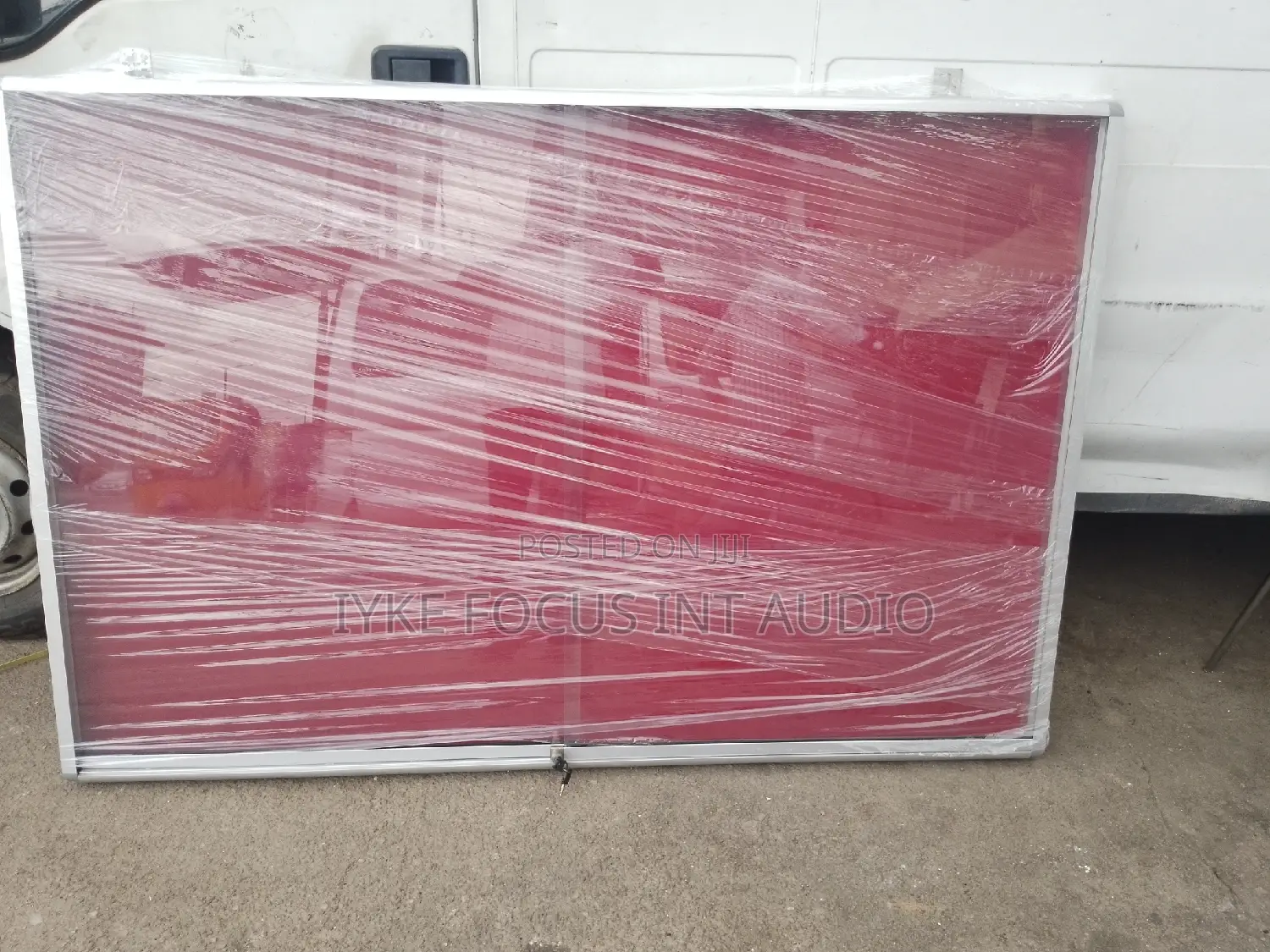 Glass Bulletin Notice Board 4*6 With Sliding Doors
