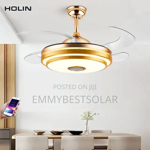 Mp3 Fan Chandelier Light