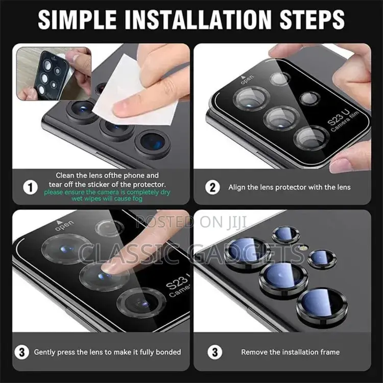 Individual Metal Ring Lens Protector for Galaxy Z Fold 5