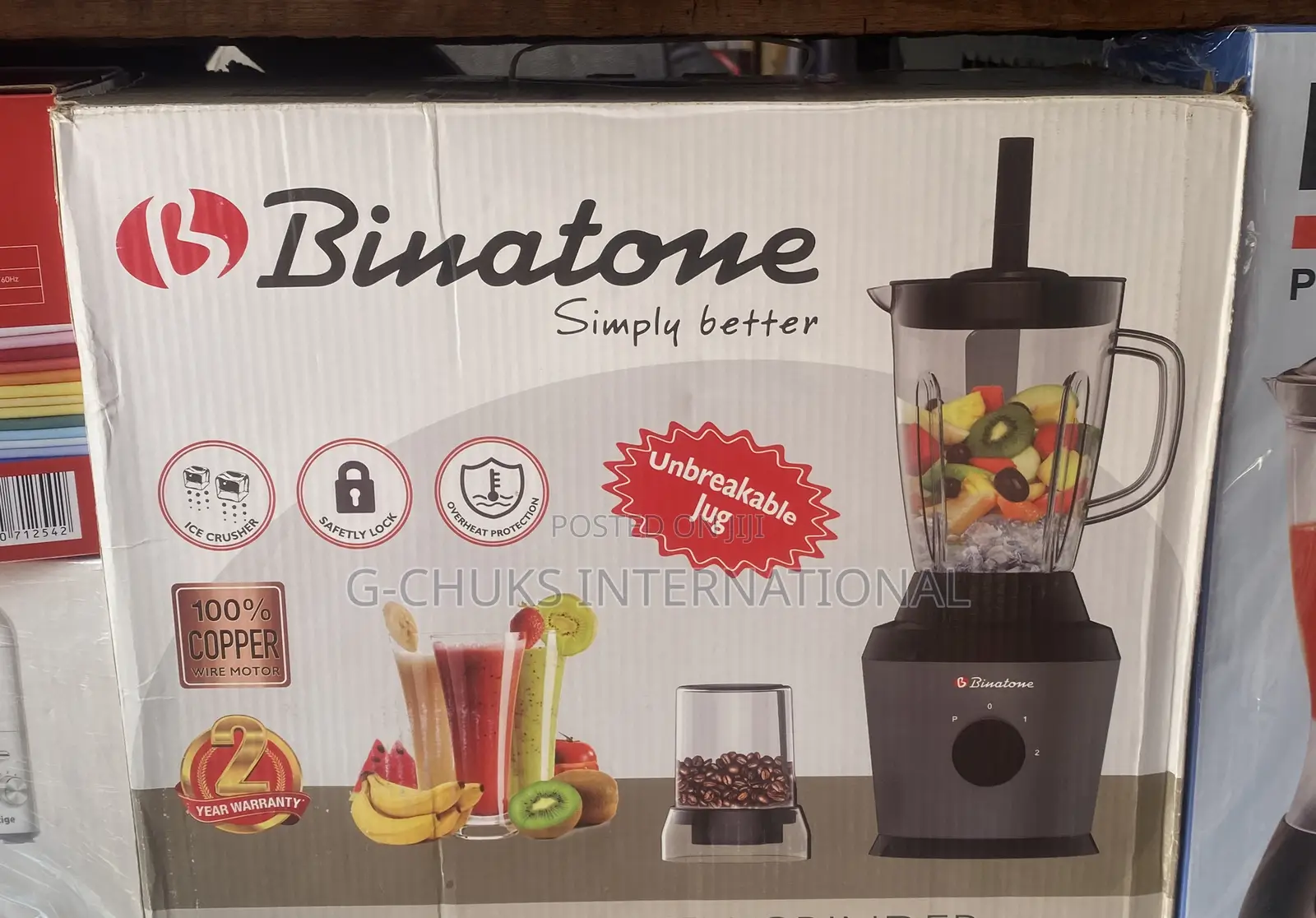 Binatone Blender With Grinder