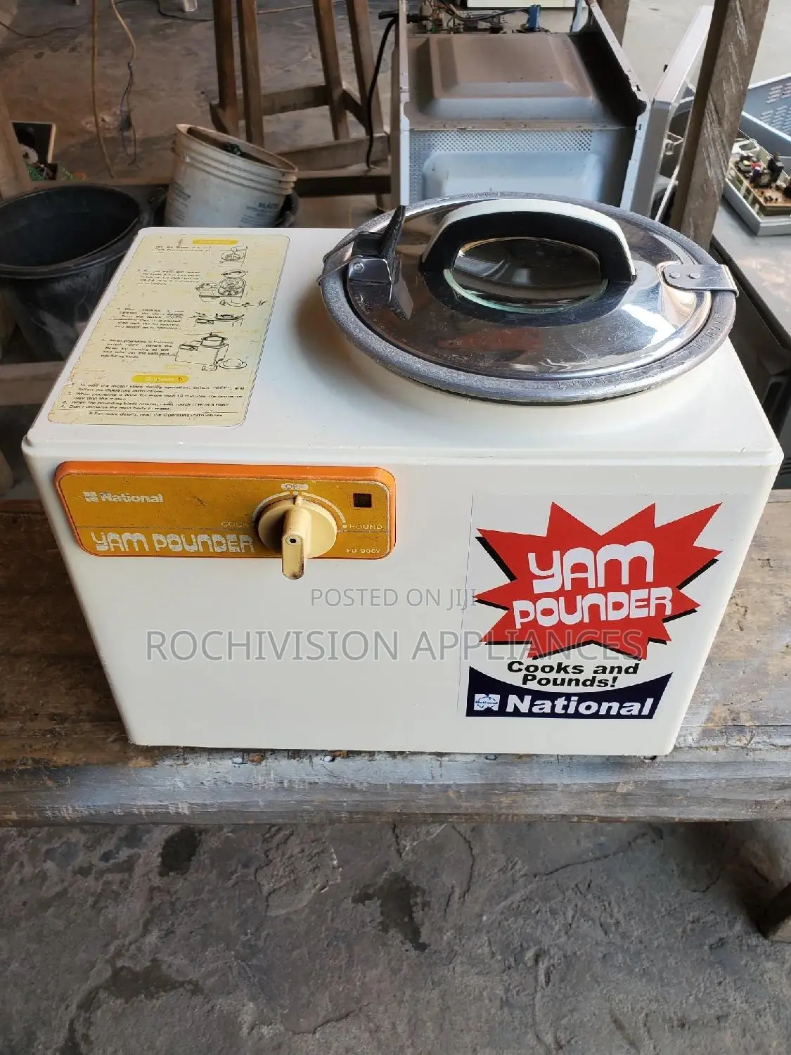 National Yam Pounder Cook and Pound National Made in Japan