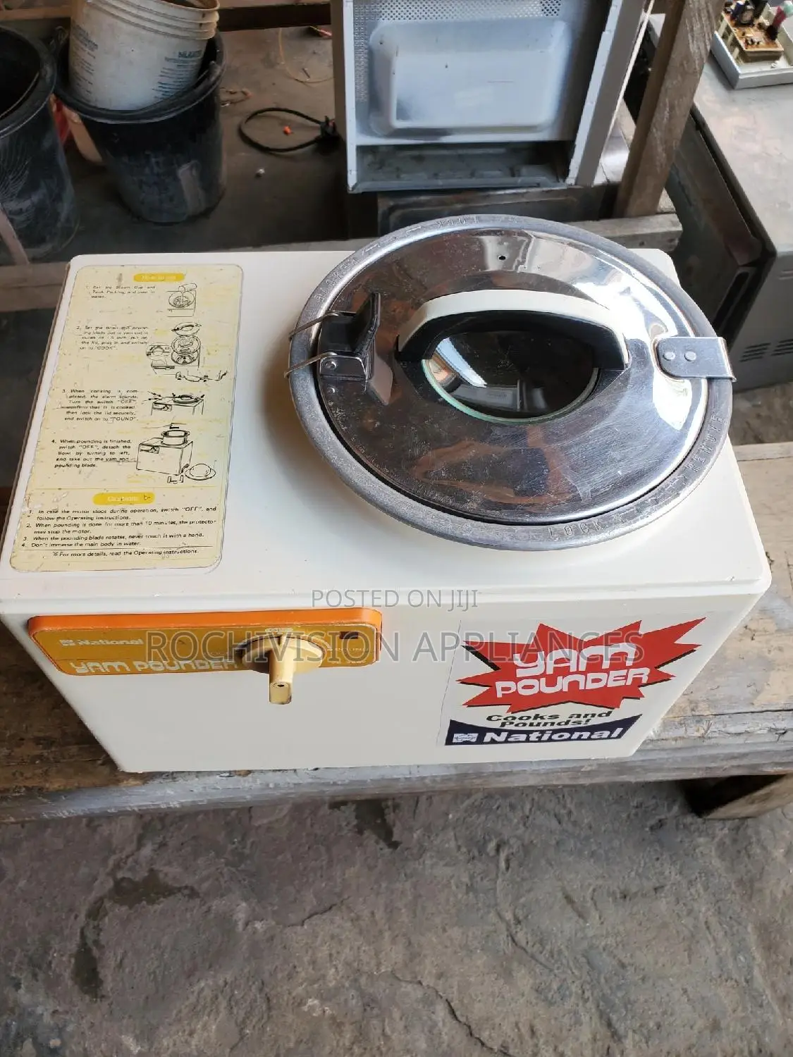 National Yam Pounder Cook and Pound National Made in Japan