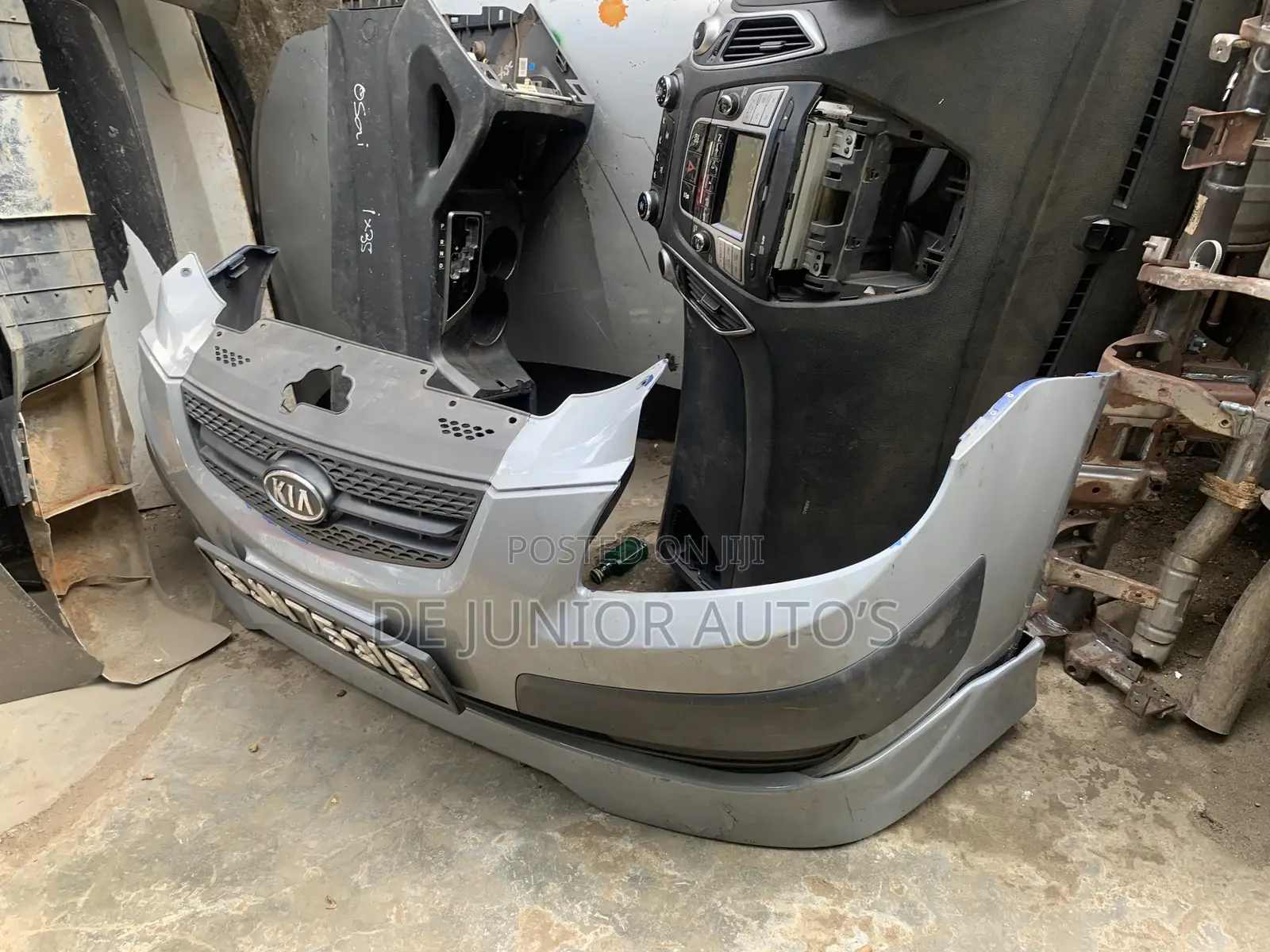 Complete Front Bumper for Kia Rio 2010