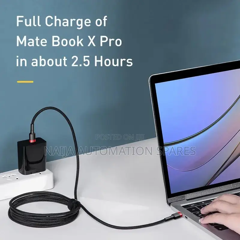 Fast Charging 5A 100W Cable Dual Type C