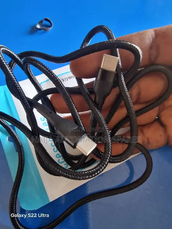 Fast Charging 5A 100W Cable Dual Type C
