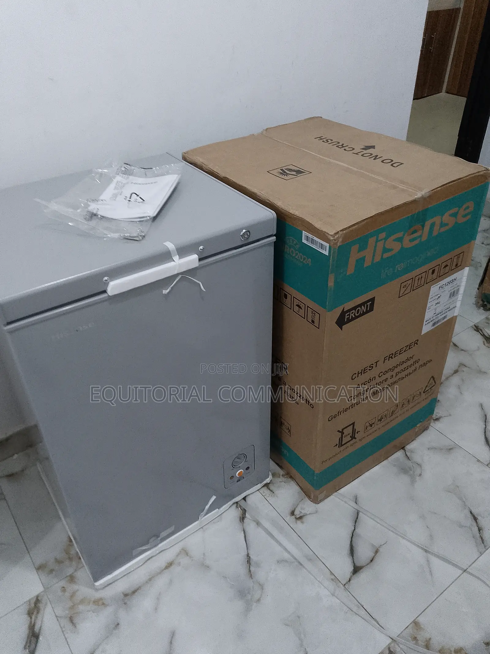 Hisense 95litres Chest Freezer Silver