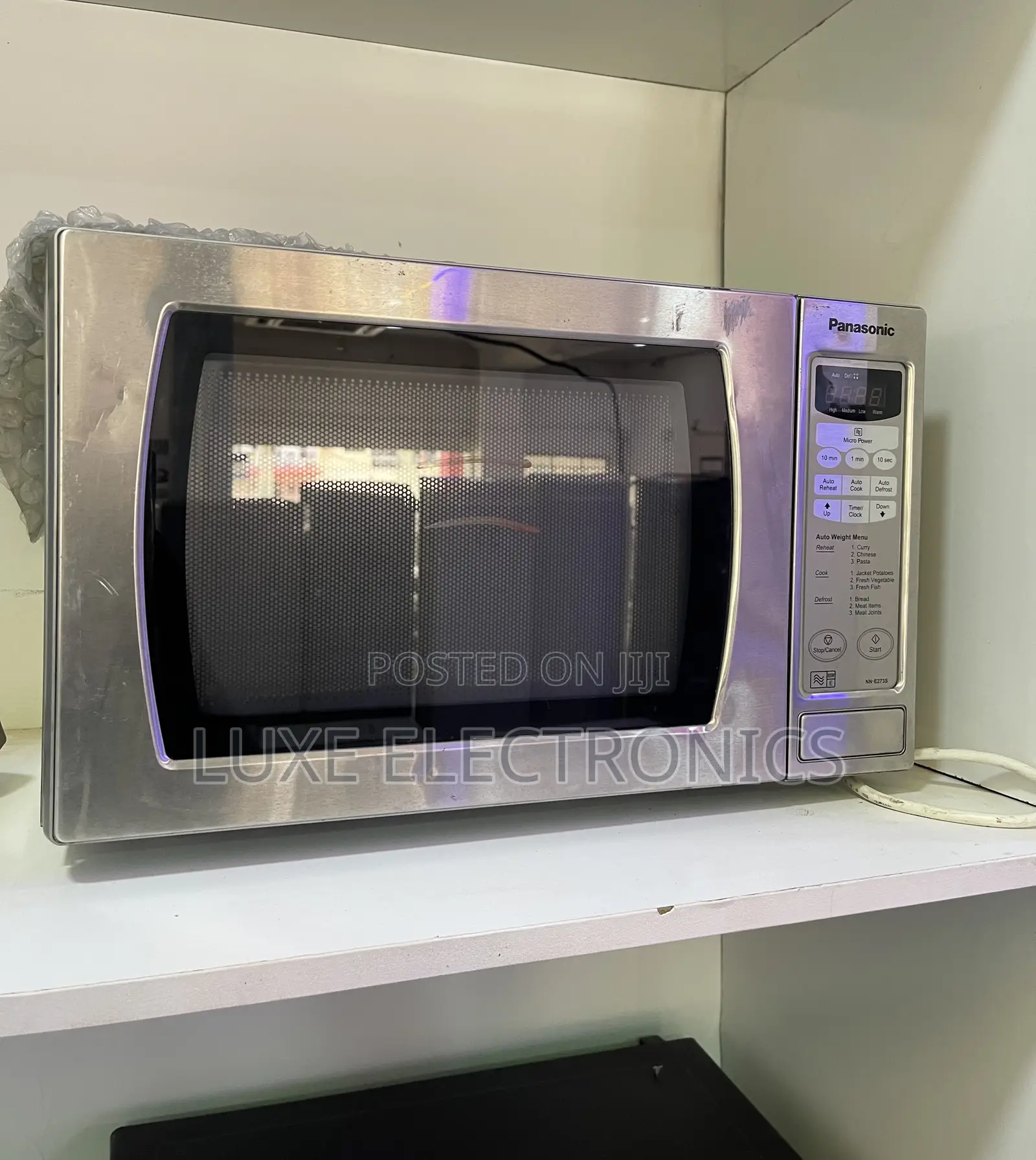 25 Liters Panasonic Stainless Digital Microwave UK USED