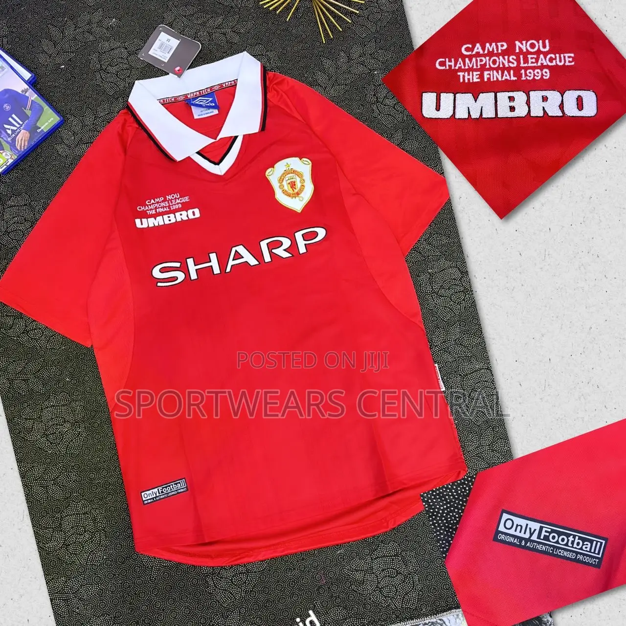 Original Manchester United1999 Home Vintage/Retro Shirt