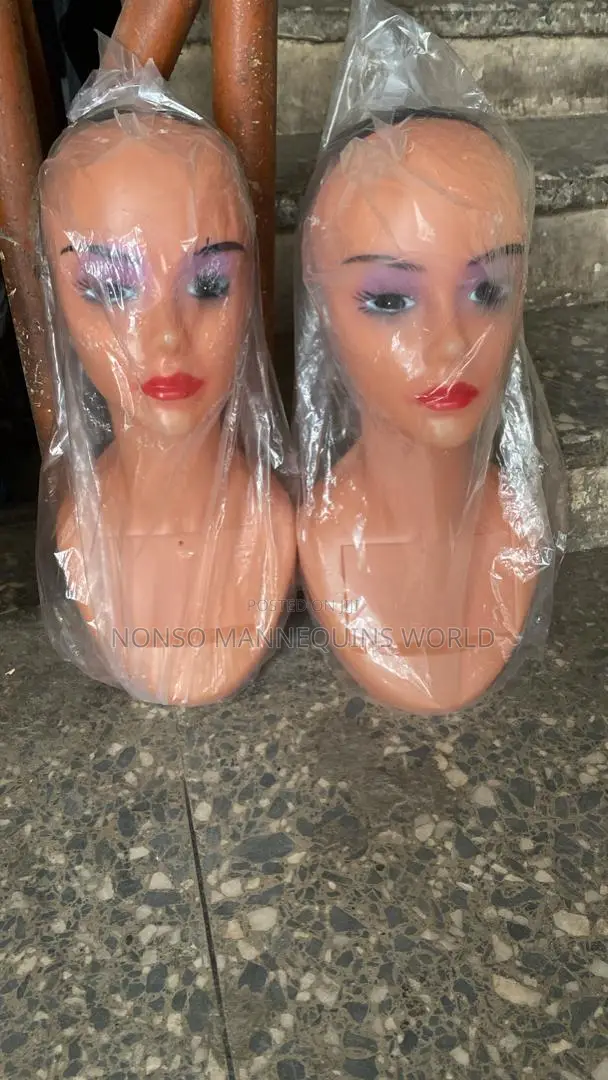 Plastic Long Neck Heads For Displaying Wigs And Hats