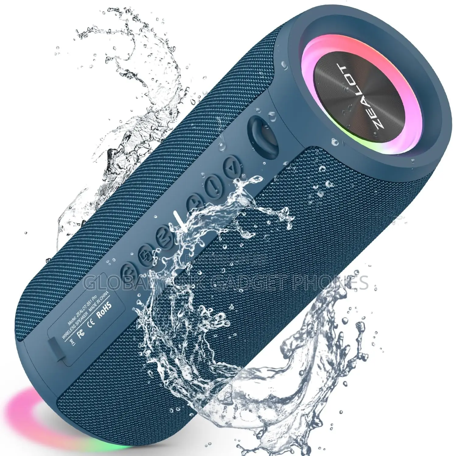 ZEALOT Bluetooth Speaker S51 Pro With Light, Music Box, Port