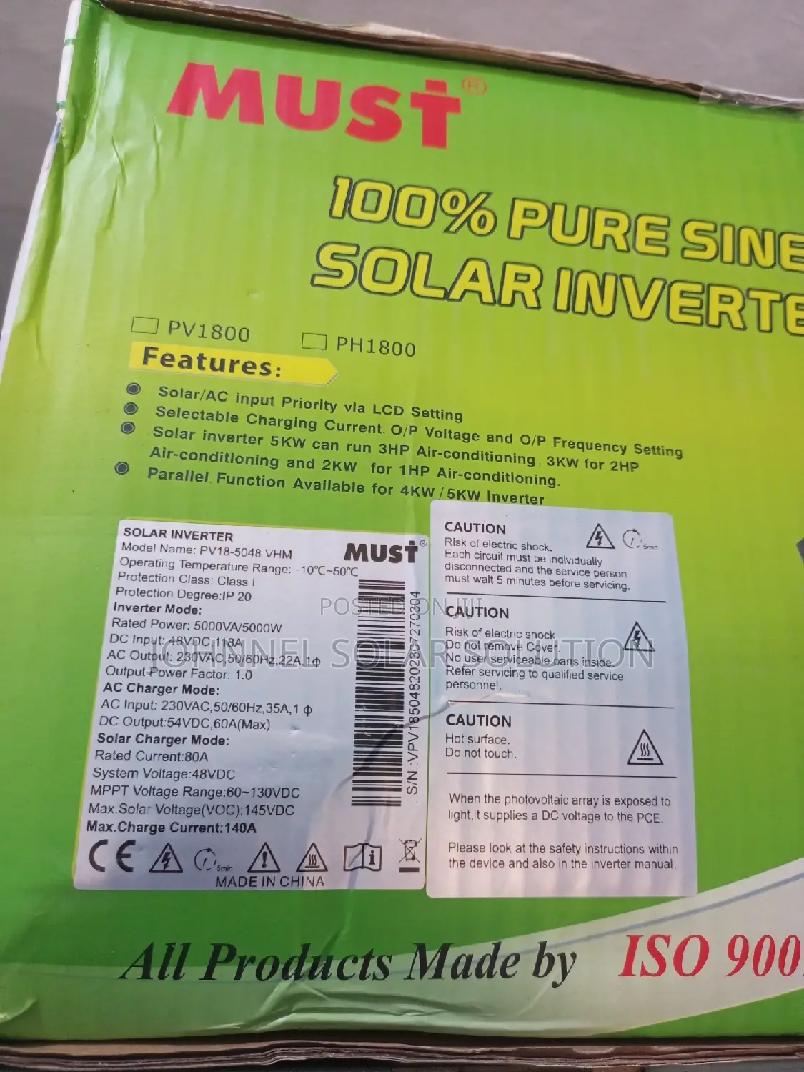 5kva 48volt Must Hybrid Inverter