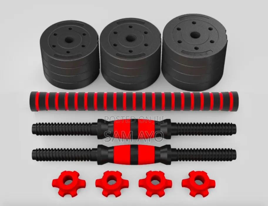 20kg Dumbbell Set With Barbell Extension Dumbell
