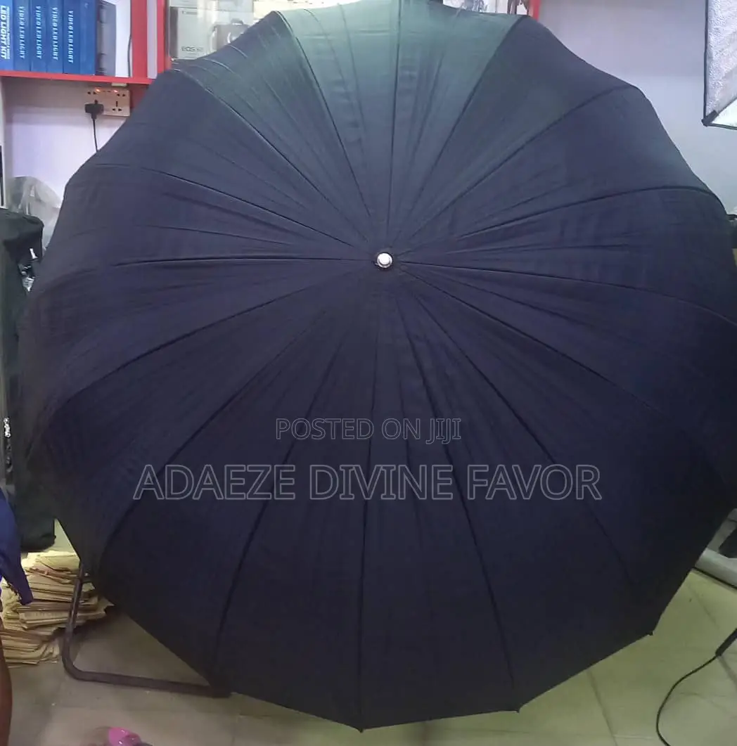 New 160cm Parabolic Umbrella (Black Color)