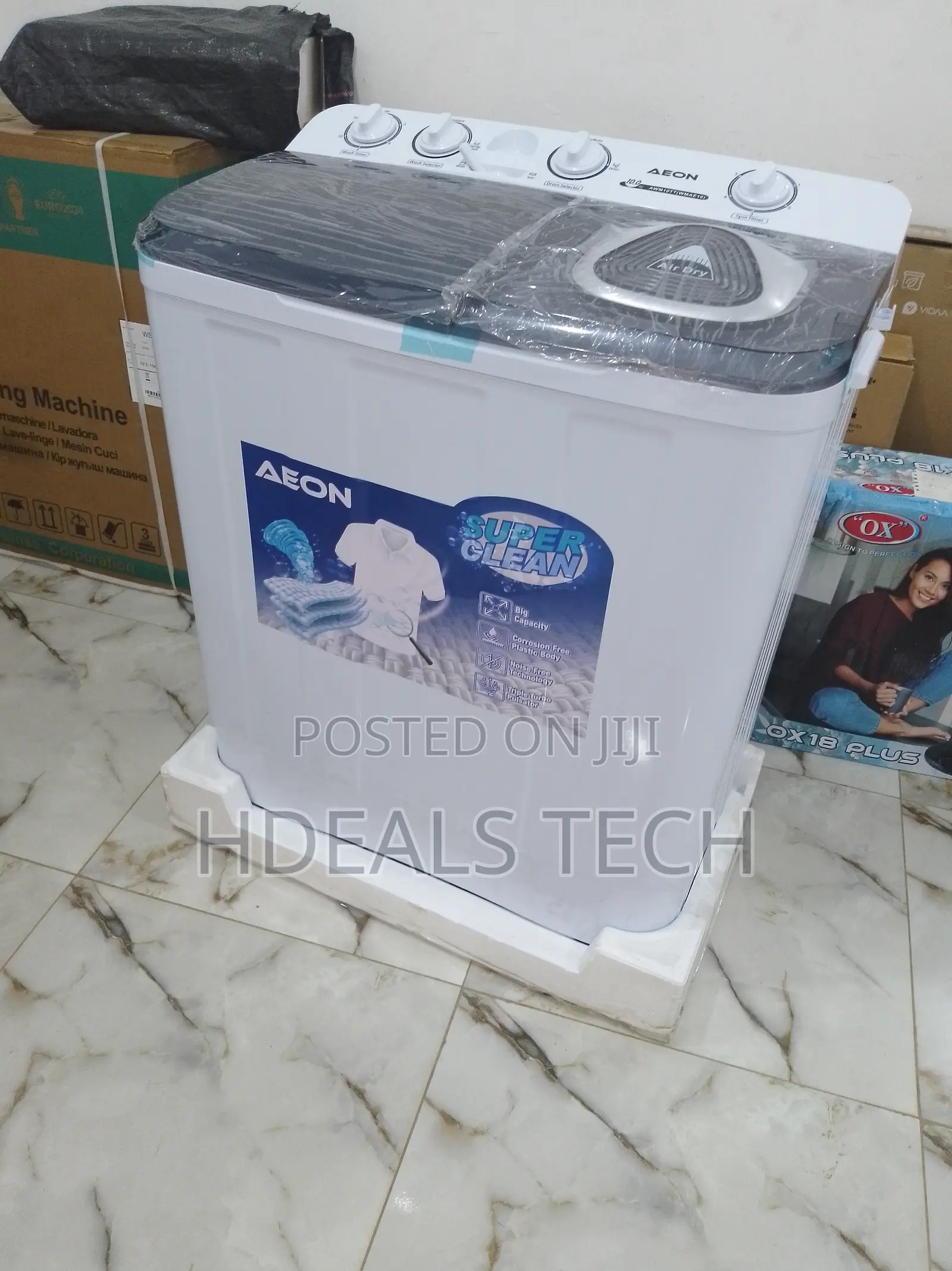 Twin Tub 10kg Aeon Washing Machine.