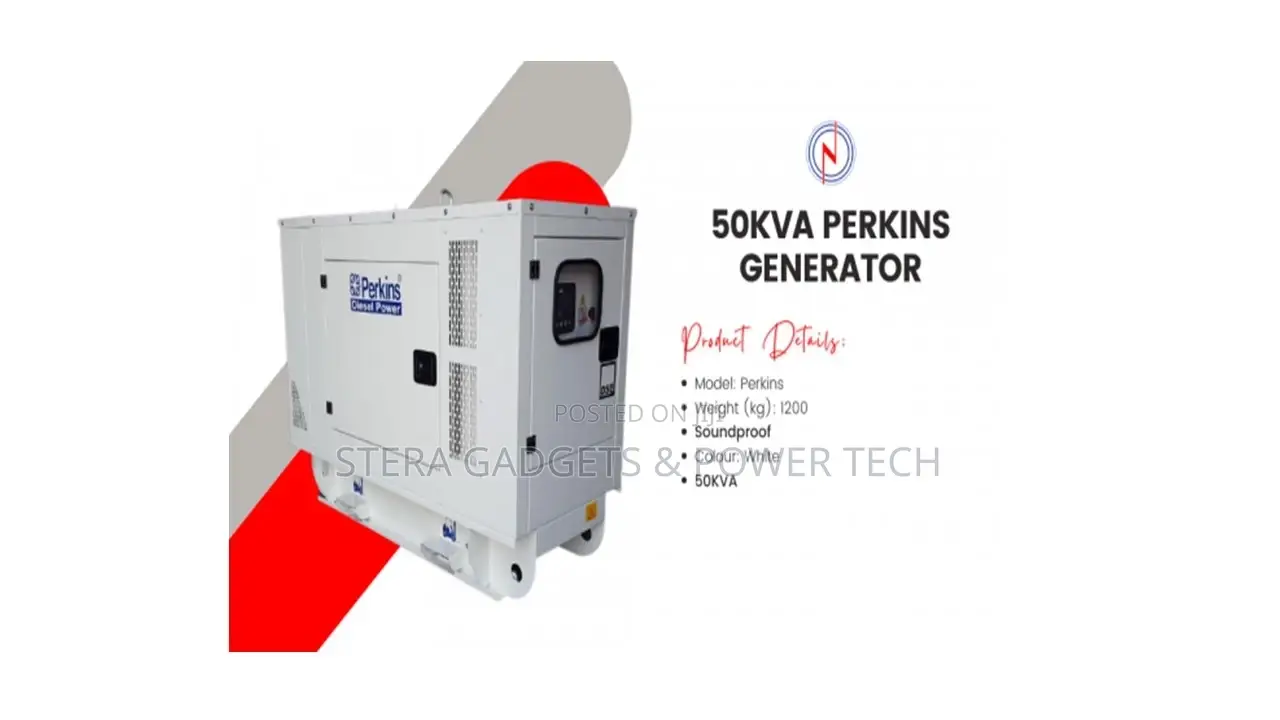 50kva Perkins Soundproof Generator
