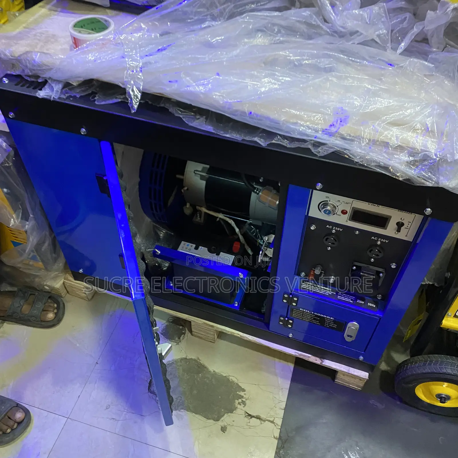 Model EDL15000SE 12kva Yamaha Diesel Soundproof Generator