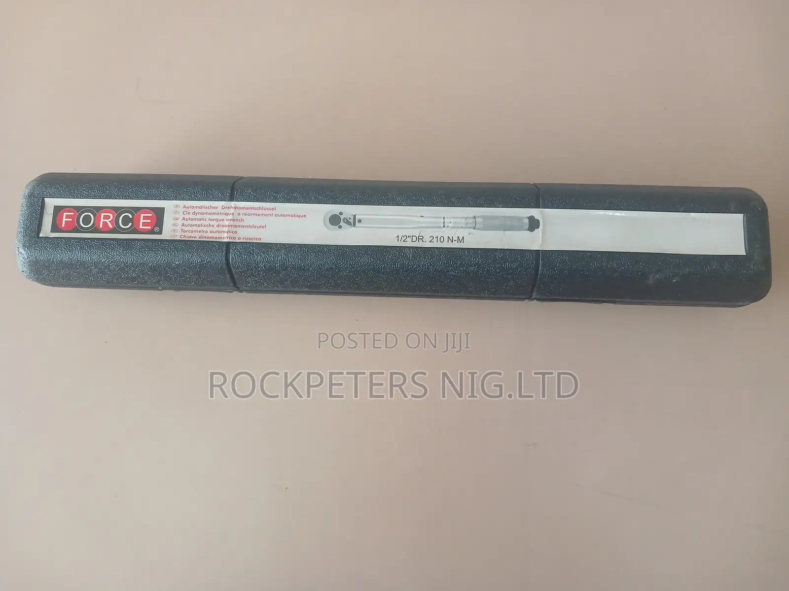 FORCE 6474470 Torque Wrench 12.5 (1/2") Mm (Inch) 42-210 Nm