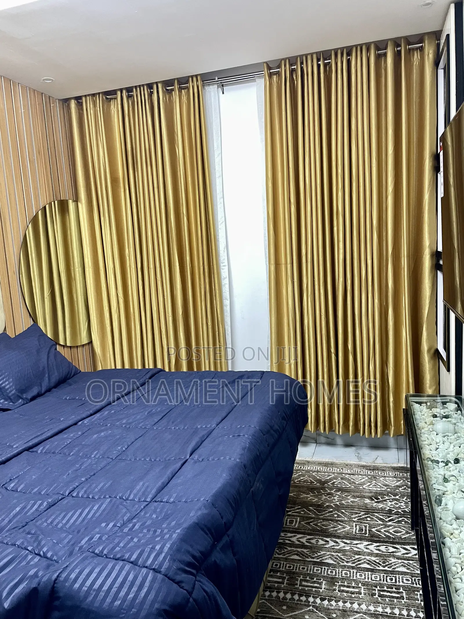 Bedsheet Blue Striped Luxury Striped Bedding