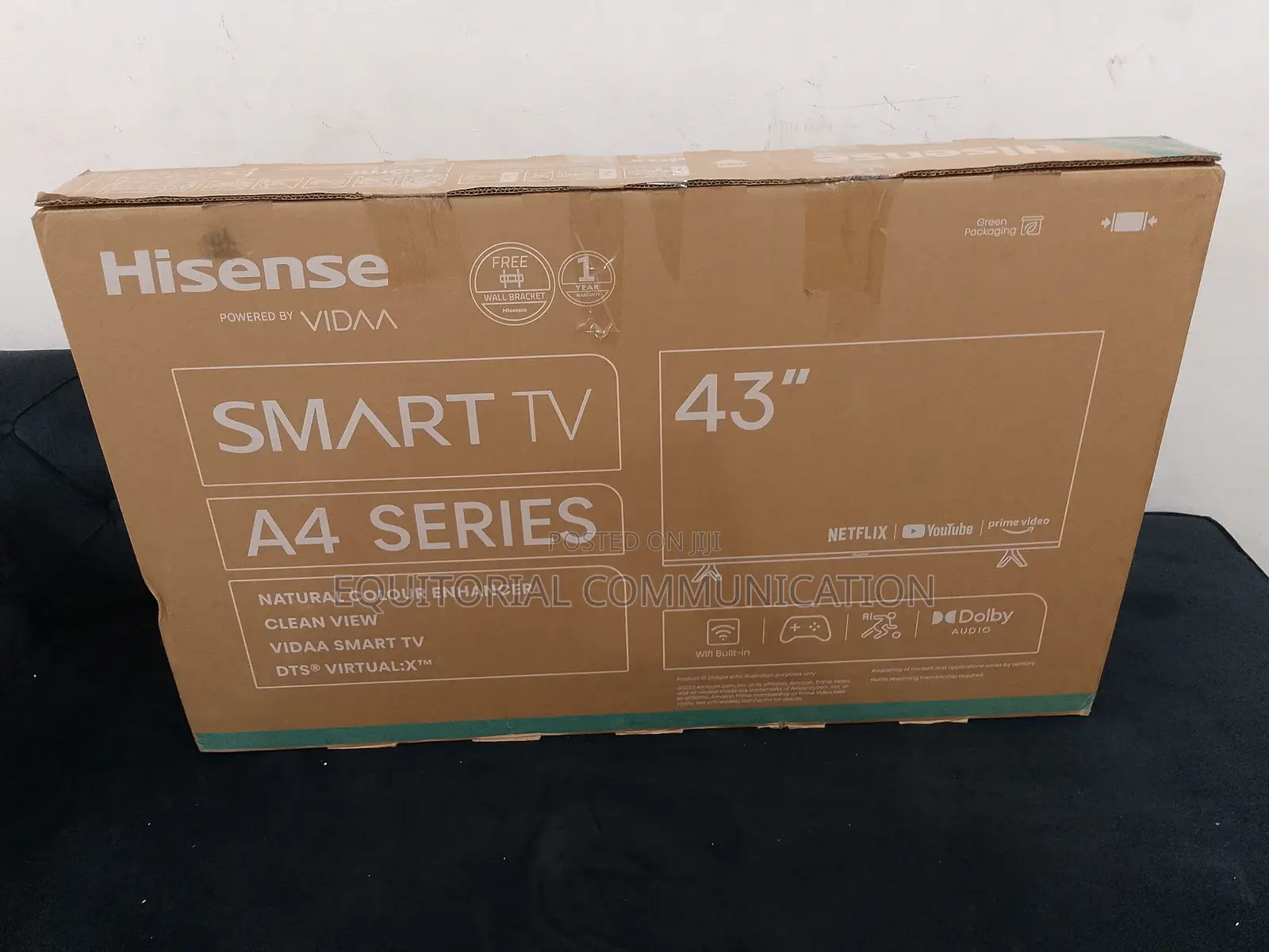 Hisense 43-Inch Smart Tv - Netflix, Youtube Airplay