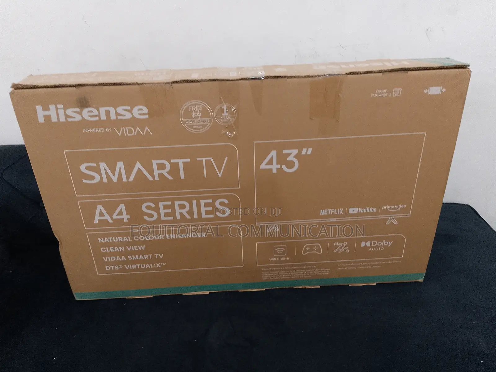 Hisense 43-Inch Smart Tv - Netflix, Youtube Airplay