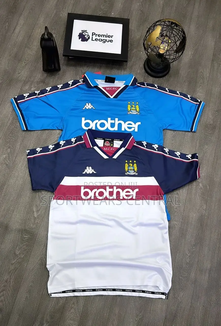 Manchester City Mancity 1997-1998 Home Away Vintage Jersey