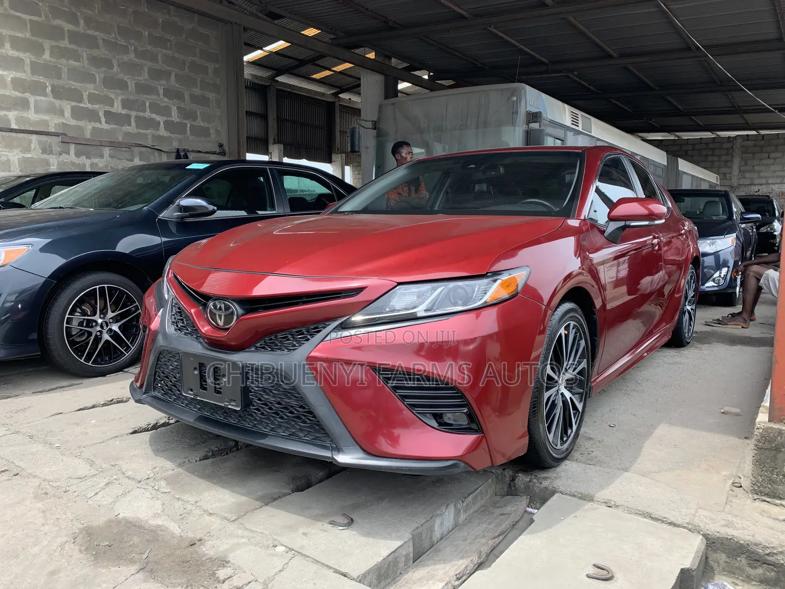 Toyota Camry SE (2.5L 4cyl 8A) 2019 Red