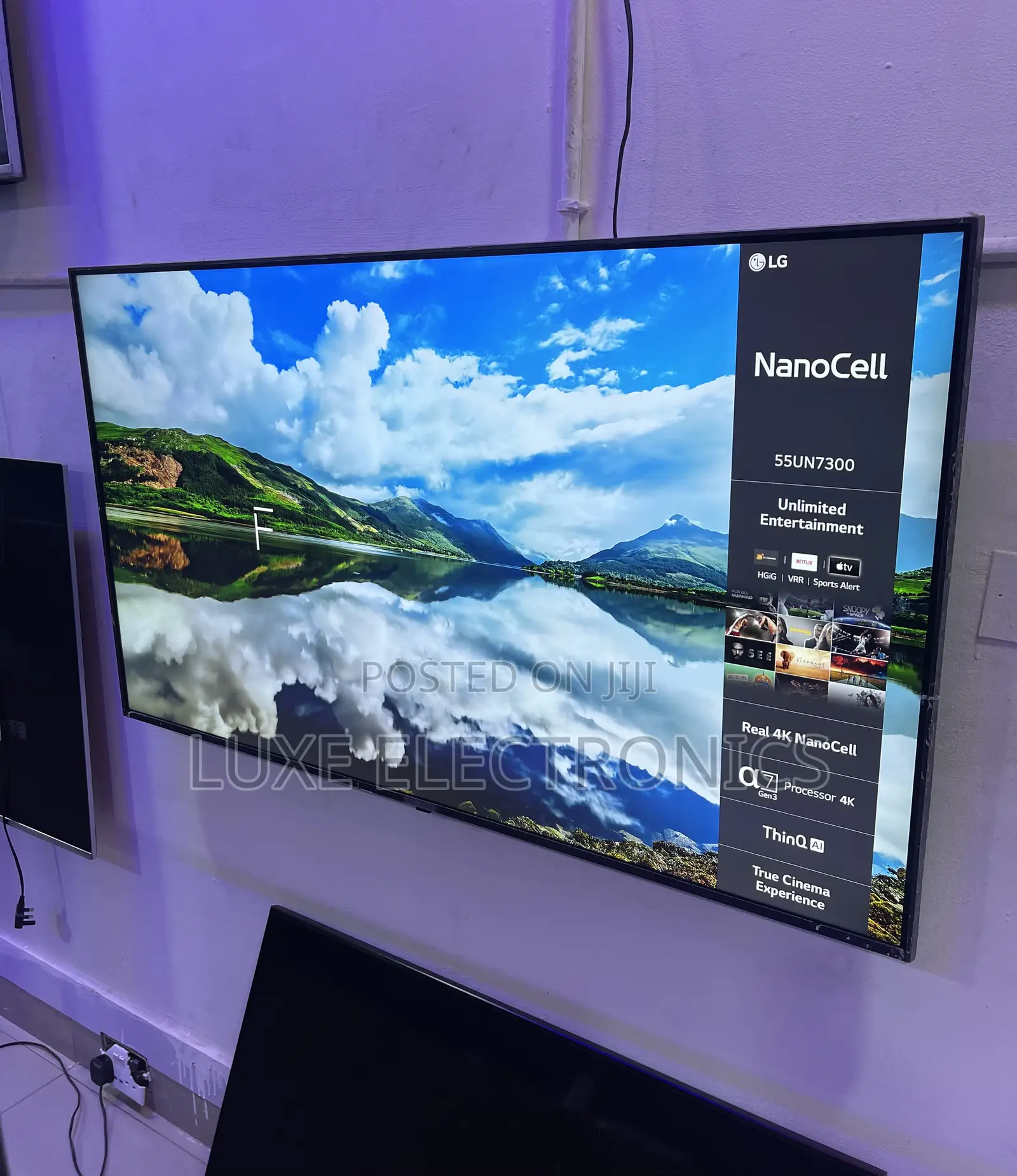 LG 55 Inches Nanocell AITHINQ Smart Tv UK USED