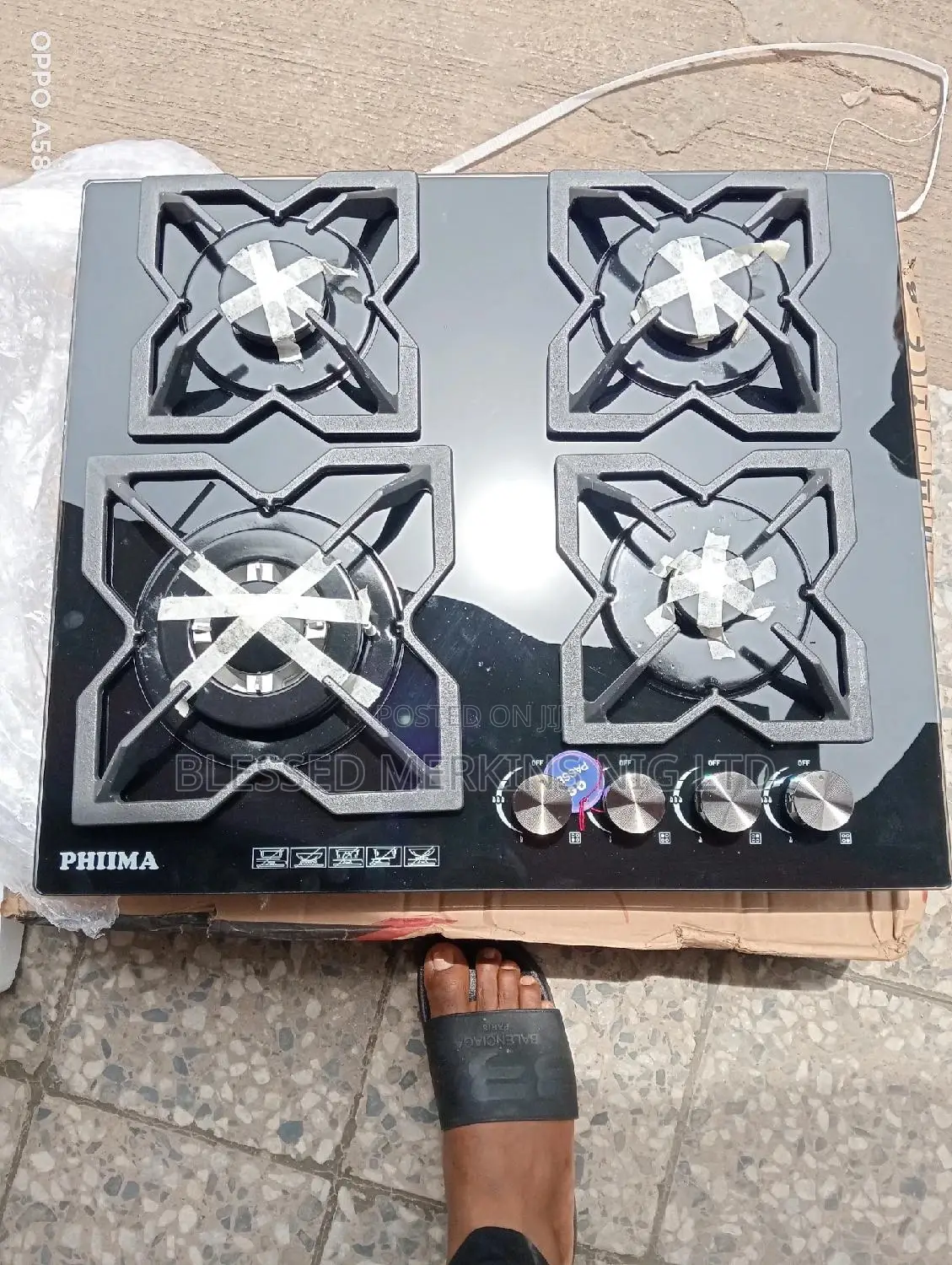 Phima Inbuilt Gas Cooker 4 Gas Burners