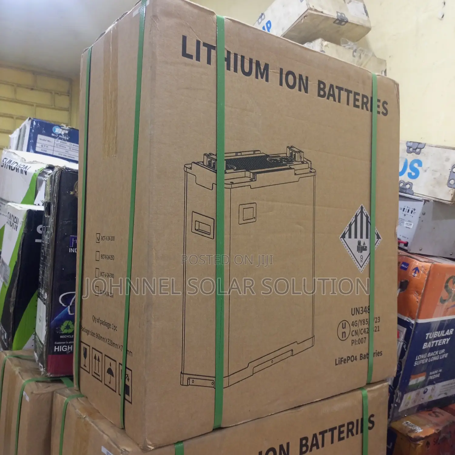 10kwh 24v Blue Carbon Lithium Ion Battery