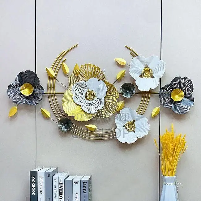 Large Wall Decorations With Flowers Design