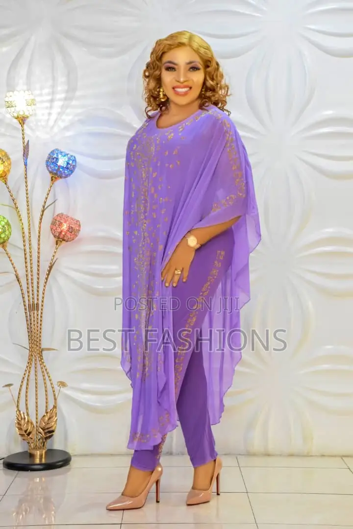 Luxury Ladies Chiffon 2 Piece Trousers